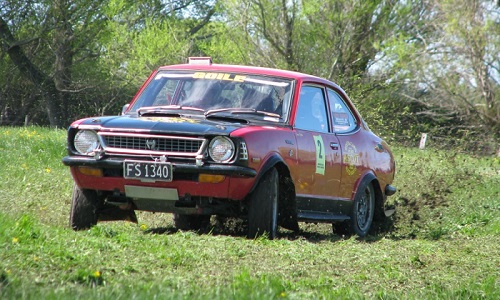 Grant Goile in his KE25 Corolla